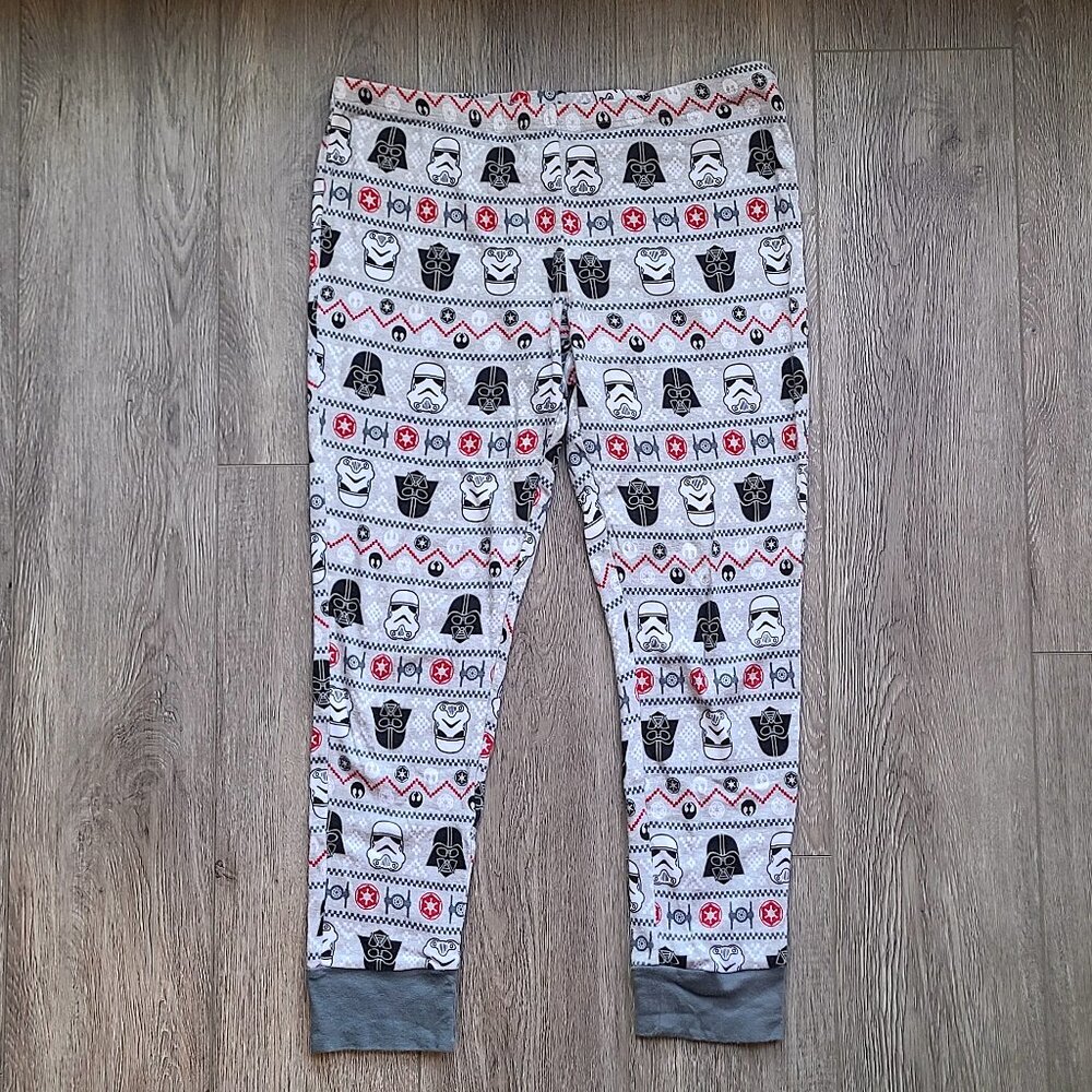 Star Wars Empire Storm Troopers / Darth Vader 2 piece pajama set, size Youth XL - Picture 7 of 8